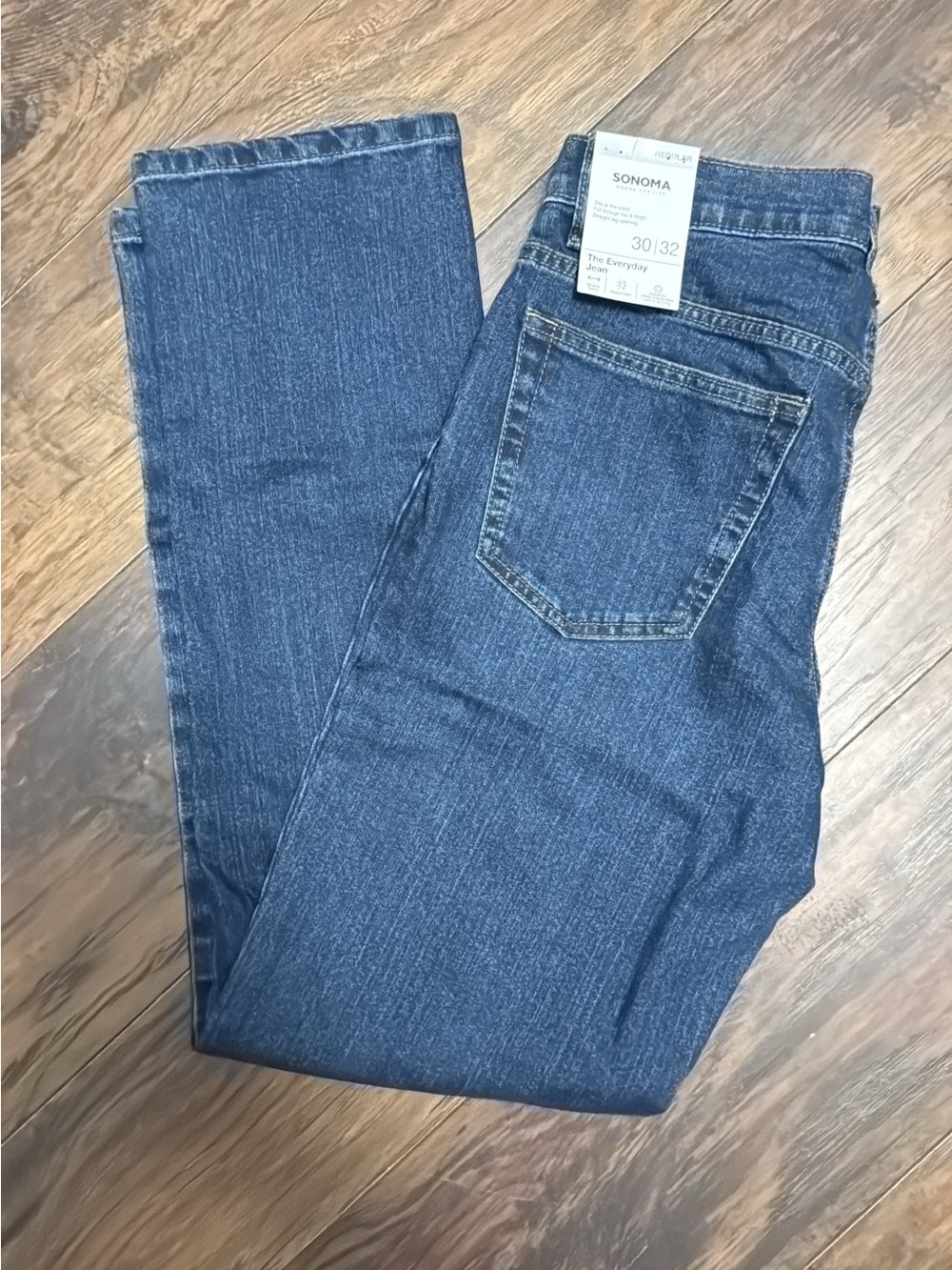 Sonoma Indigo Straight Leg Jeans